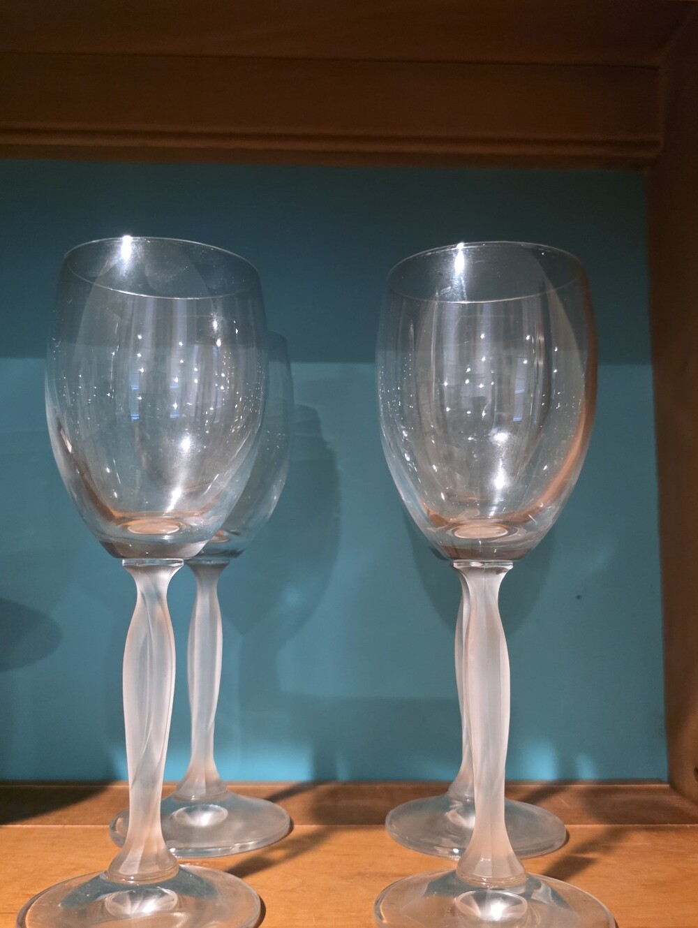 Mikasa Ballet Crystal Glasses Set Of 4